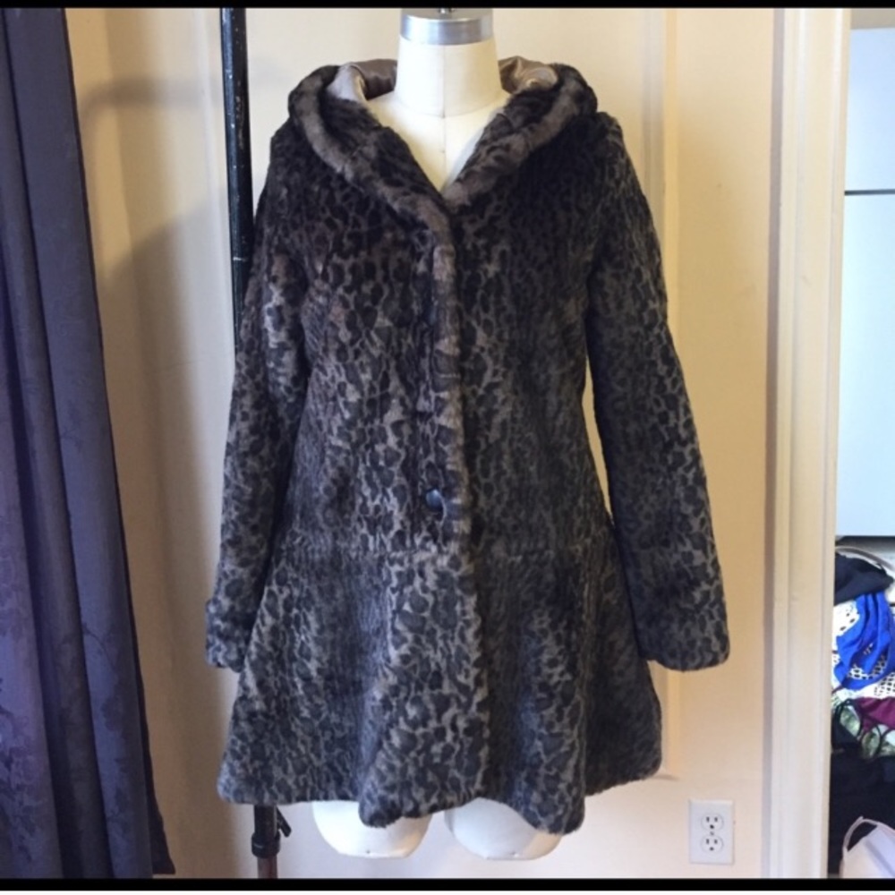 Free People Faux Fur Coat